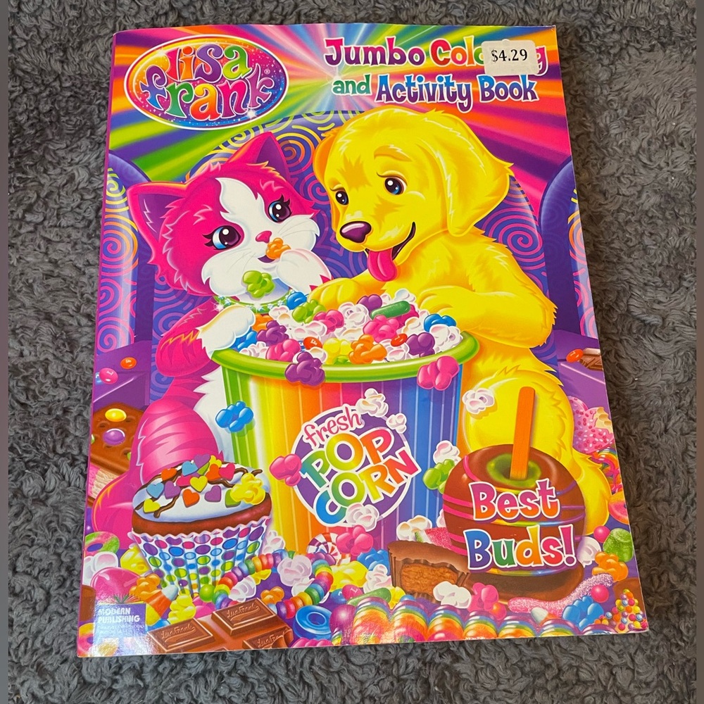 lisa frank coloring book